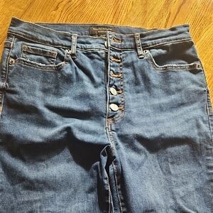 Banana Republic Button-Fly Blue Denim Jeans